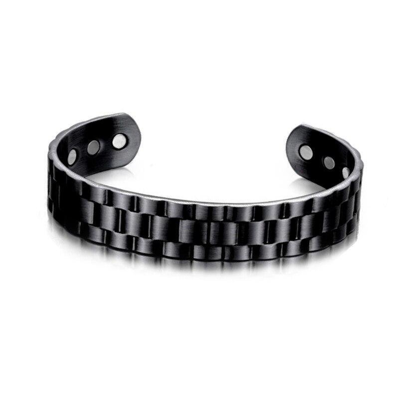 Yunjin Cross-Border New Arrival European and American Stylish Opening Adjustable Magnet Bracelet Ring Alloy Geometric Mesh Bracelet