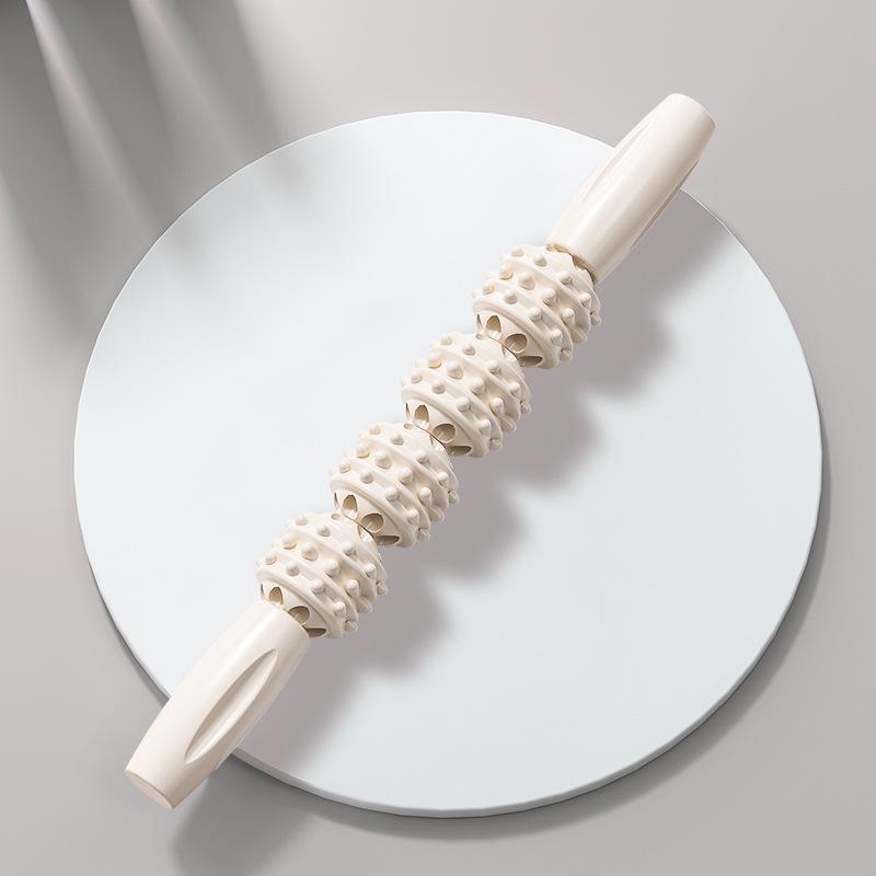 Massage Stick Spiked Club Roller Muscle Relaxation Artifact Thin Calf Fascia Deep Pain Point Strength Roller Massager