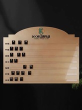 胸牌定做圆形台球俱乐部桌球馆助教号码牌 教练收银员