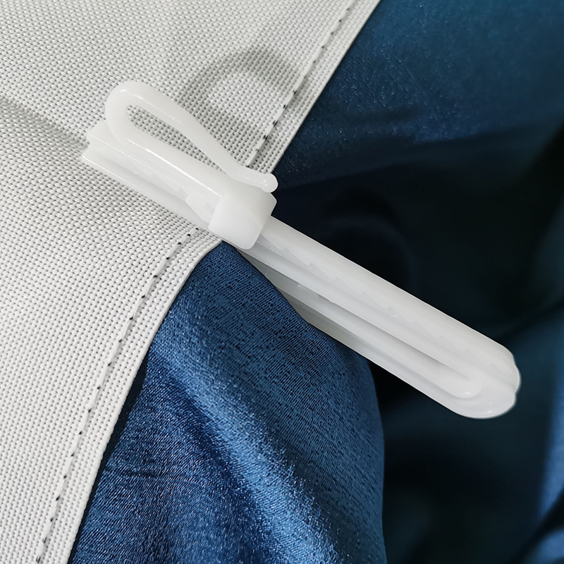 厂家批发 窗帘挂钩可伸缩塑料调节钩 pom加厚塑料升降钩窗帘配件