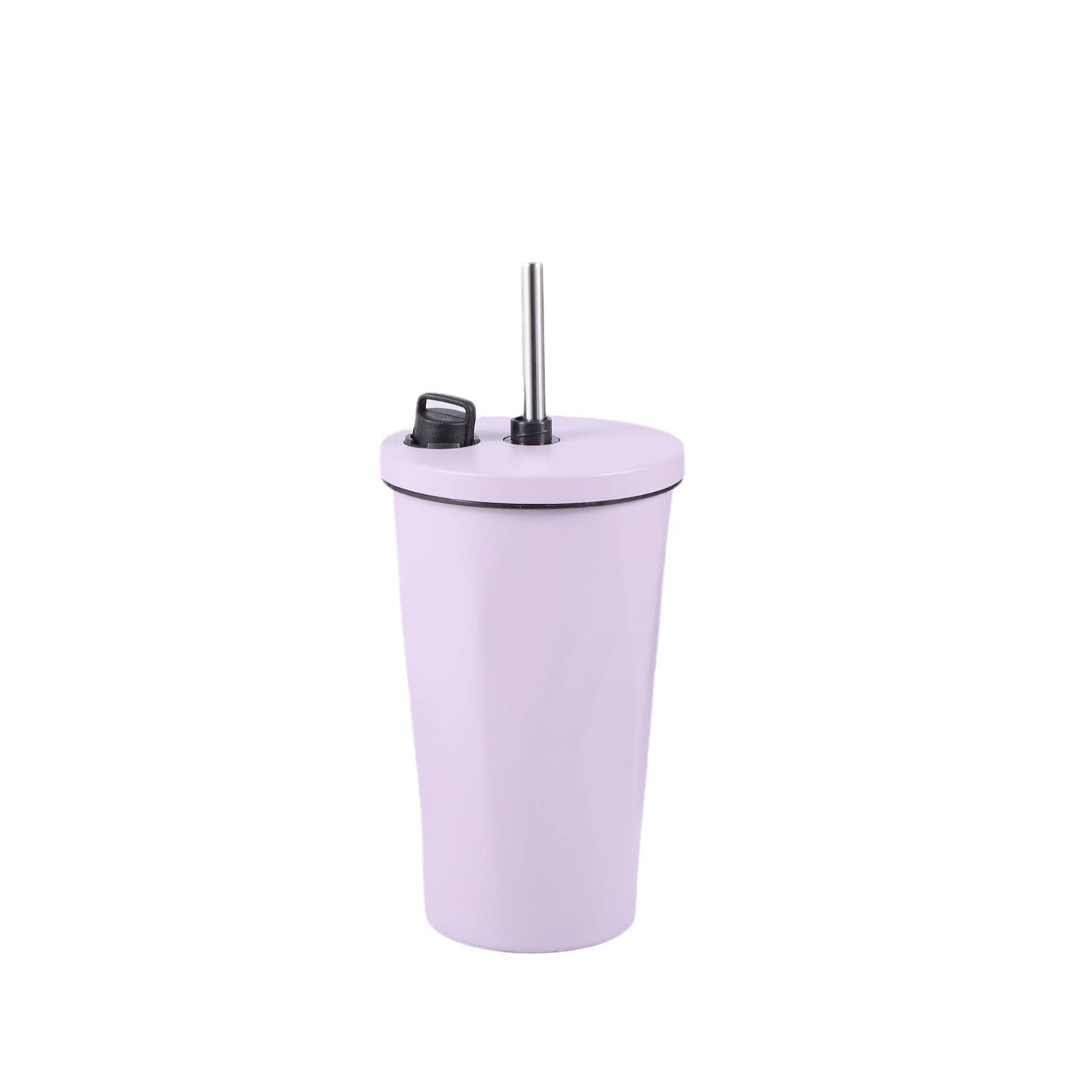 Cross-Border Diamond Vacuum Cup 304 Stainless Steel Diamond Gradient Straw Coffee Cup Large Capacity Cold-Keeping Ice Heater Cup