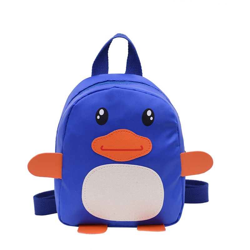 Cartoon Children's Bags 2021 Korean Style New Penguin Backpack Fashion Kindergarten Small School Bags for Babies