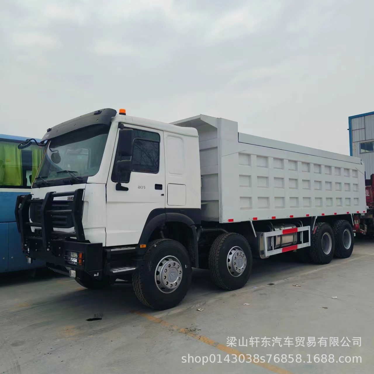 山东出口中国重汽集团豪沃6*4自卸卡车howo二手自卸翻斗车375马力