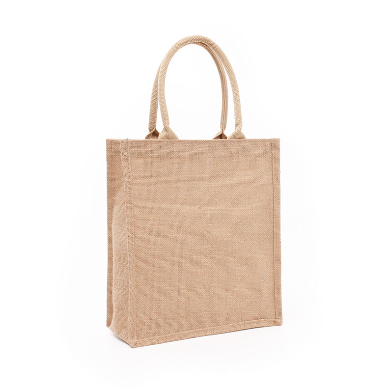 Wholesale Non-Printed Same Style Portable Sack Spot One Shoulder Blank Gunnysack Hand Painted DIY Female Environmental Protection Linen Bag