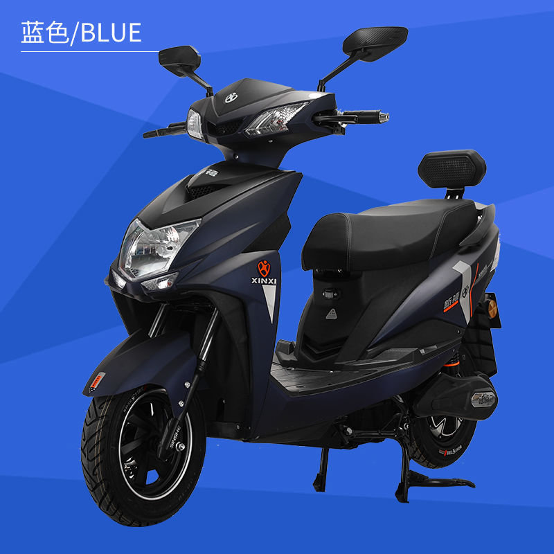 2021新款成人电动车72v踏板电瓶车尚领电动摩托车60v男女双人电摩