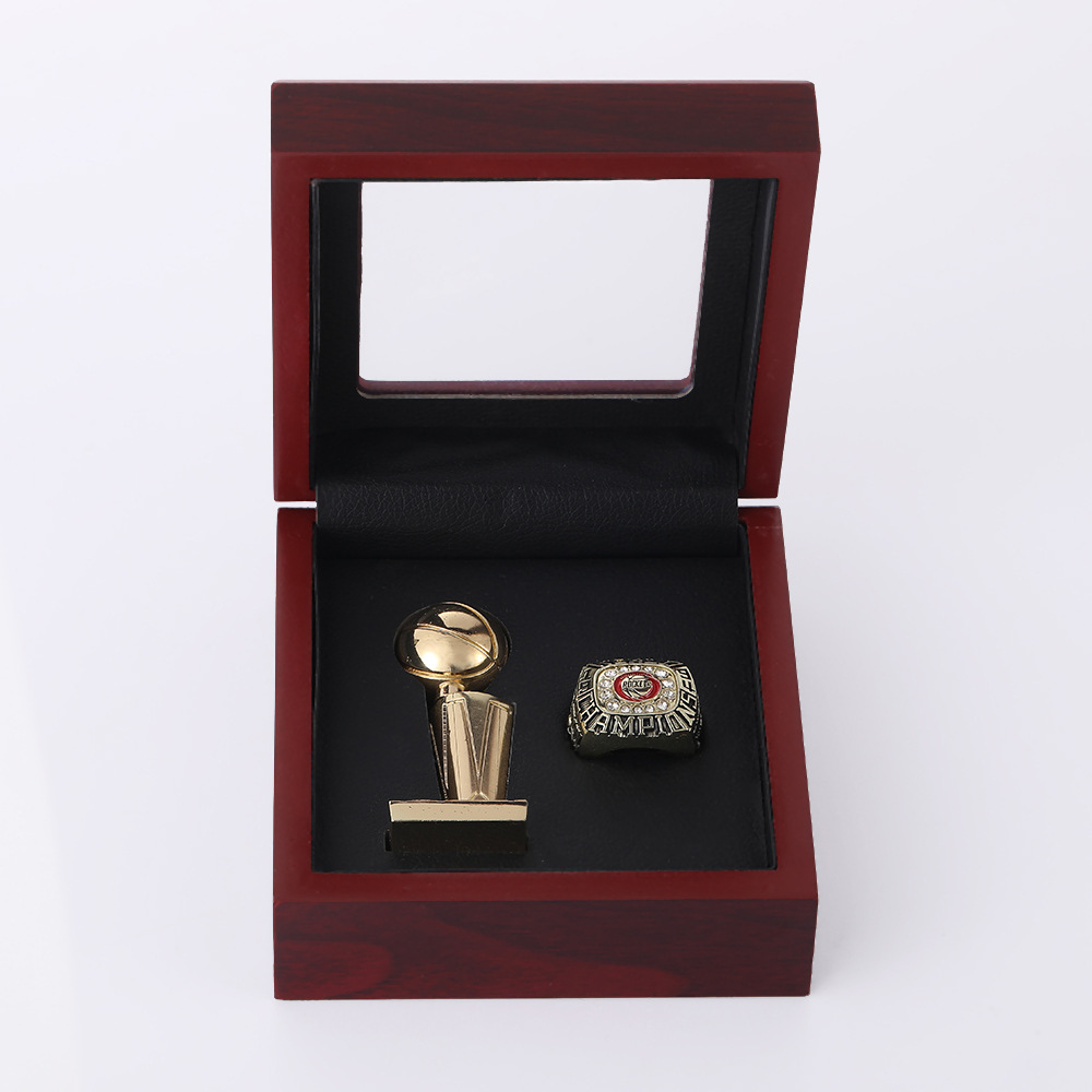 nba 1994休斯顿火箭队总冠军戒指 篮球奖杯套装 指环饰品外贸代发