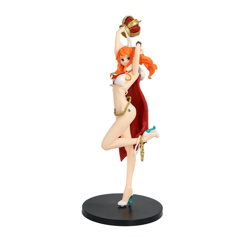 海贼王 钻石 剧场版 宝藏 皇冠 娜美 美少女 盒装 手办 公仔 模型