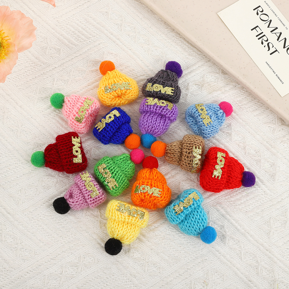 可爱迷你小帽子 圣诞节围巾袜子服装辅料 时尚针织情侣款拇指帽子