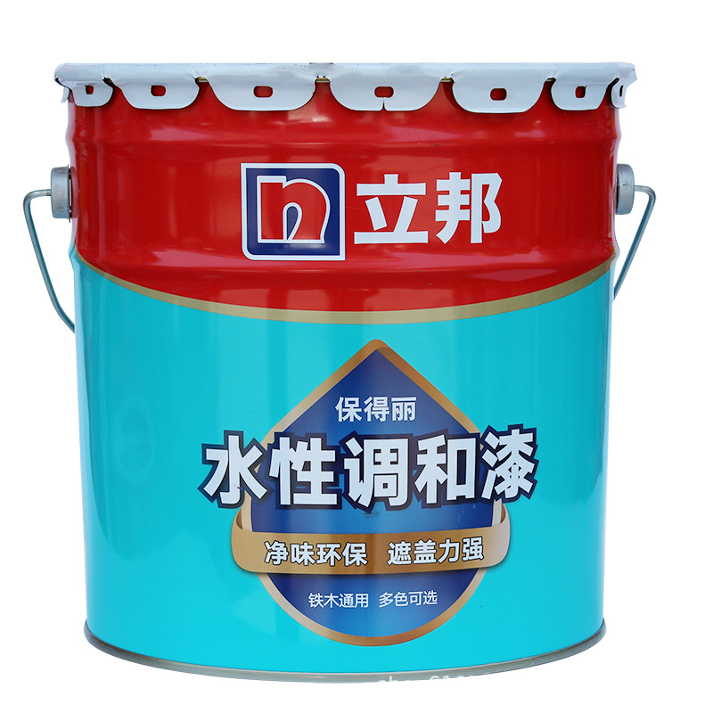 立邦水性油漆调和漆木器漆水性漆防锈漆家用防锈面漆钢结构金属漆