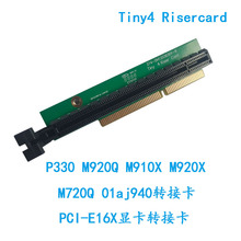 PCIE转接卡小机箱M720Q M920Q M920X P330P340P350Q90显卡挡板