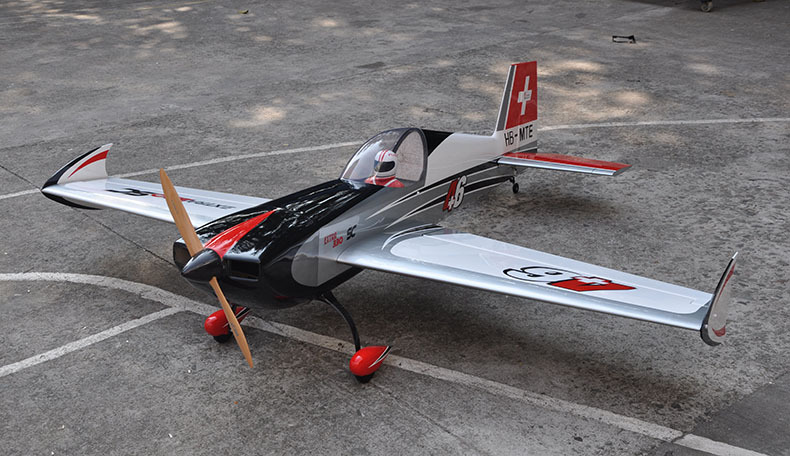 轻木航模飞机extra 330sc 3d 燃油固定翼大飞机93寸翼展2362.2mm