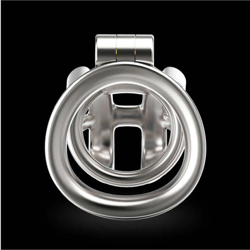 22新品不锈钢眼镜蛇贞操锁六代双弧面环男用禁欲舒适防逃脱贞洁器