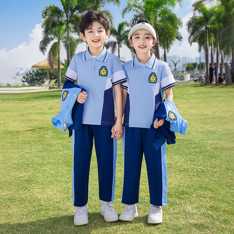 小学生校服春秋套装三件套儿童班服运动会一年级幼儿园园服春秋款