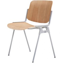 中古铁艺现代简约休闲家用餐椅靠背软包实木饭店高级会议椅学校椅
