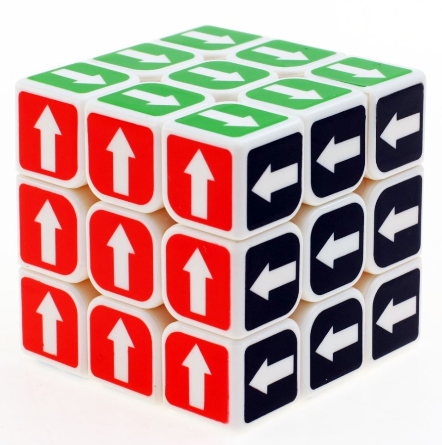 国粹zcube麻将魔方 三阶白色夜光3阶魔方益智早教科教玩具批发