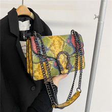 小众设计包包女欧美新款高级感包复古斜挎单肩包腋下包链条手提包