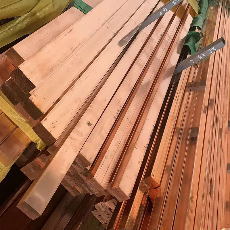 0成交0千克现货t2紫铜排 紫铜四方棒10*10 15*15 5*20纯铜可任意切割