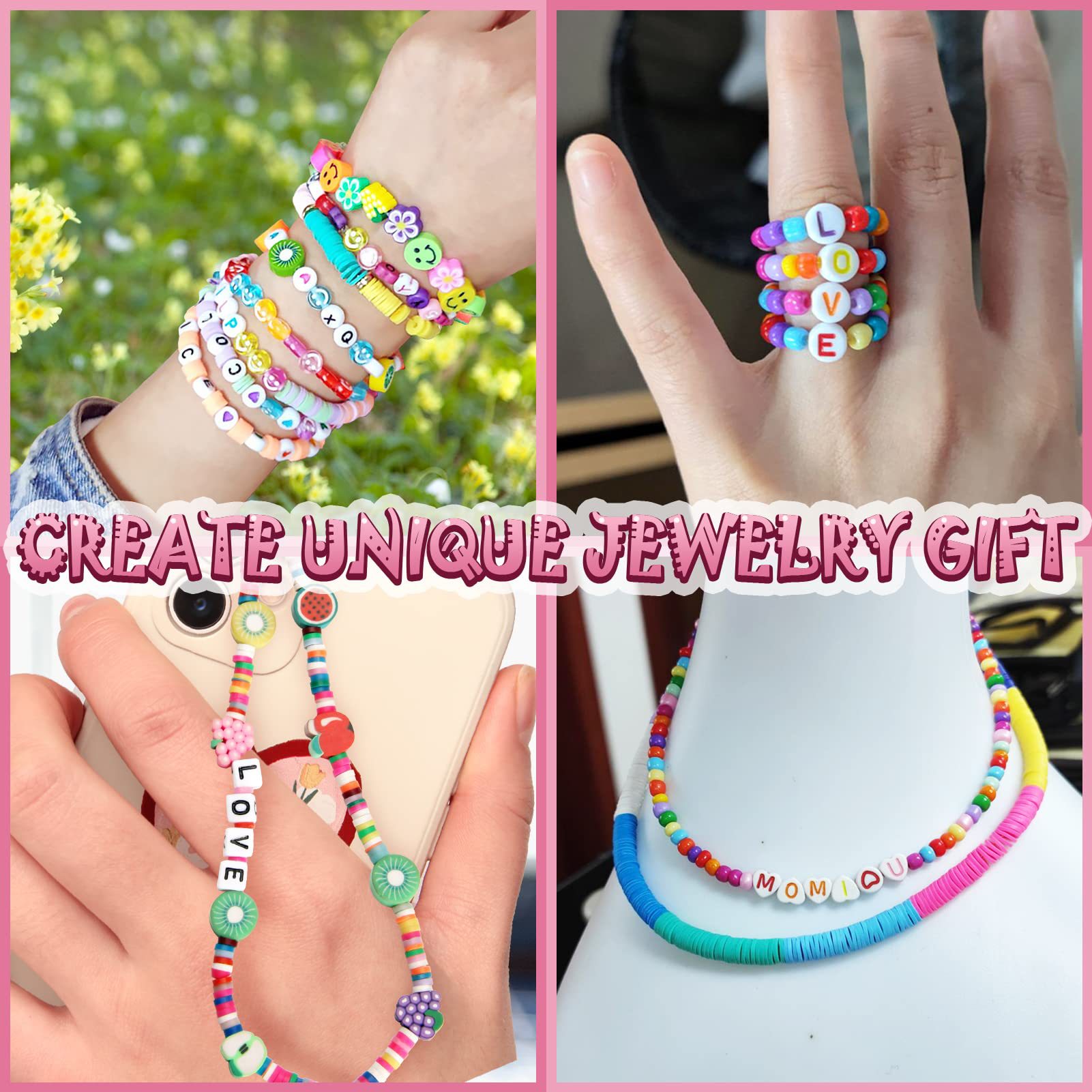 Amazon for Bracelet Necklace Making Suit Letters XINGX Beads Pendant Handmade DIY Accessories Ornaments Wholesale