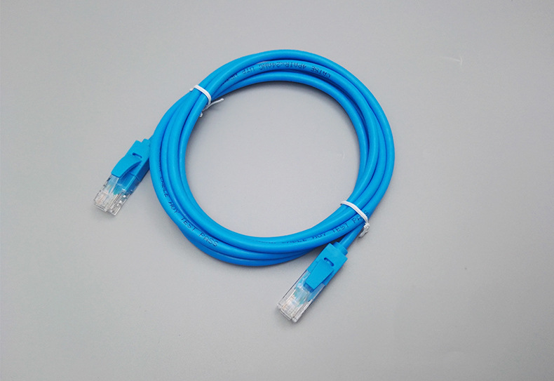 超五类无氧铜百兆高速传输跳线1.5米成品双绞网线机房数据连接线