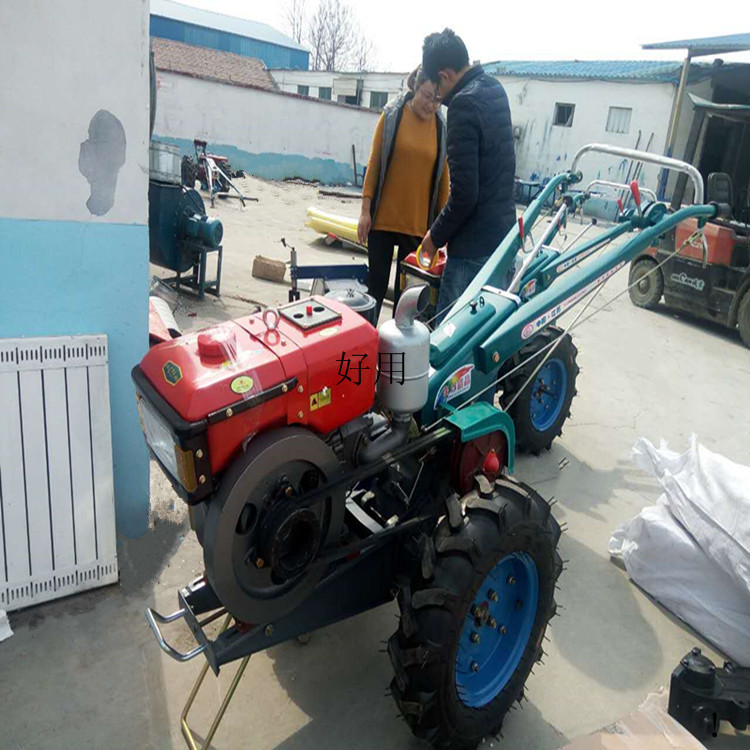 8马力小型手扶拖拉机 电启动单缸手扶拖拉机 农用手扶旋耕机