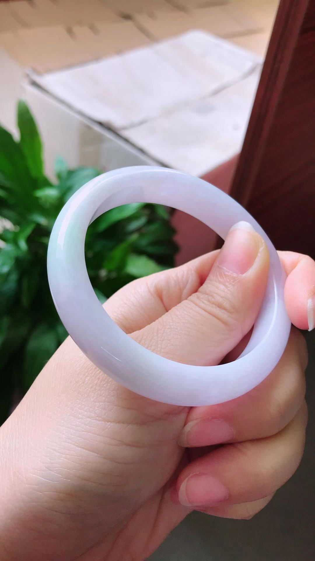 a紫罗兰翡翠手镯