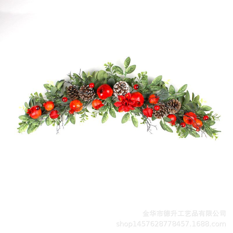 Housewarming New House Decoration Simulation Pomegranate Door Wall Hanging Festive New House Hanging Decoration Hotel Scene Decorative Ornaments