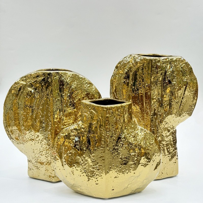 个性艺术性陶瓷花瓶家居高级感暖装花瓶客厅卧室水培花器桌面摆件