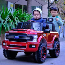 儿童电动车四轮越野车大号双座童车宝宝遥控汽车小孩玩具车可坐人