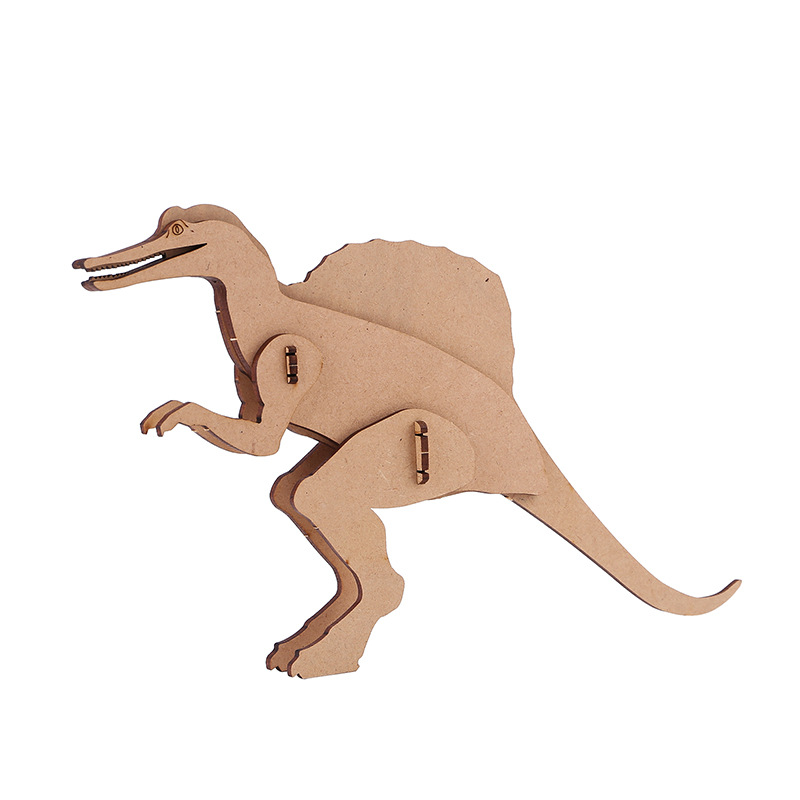 diy超轻黏土套装 儿童考古复活恐龙棘龙 幼儿太空泥模型礼物玩具