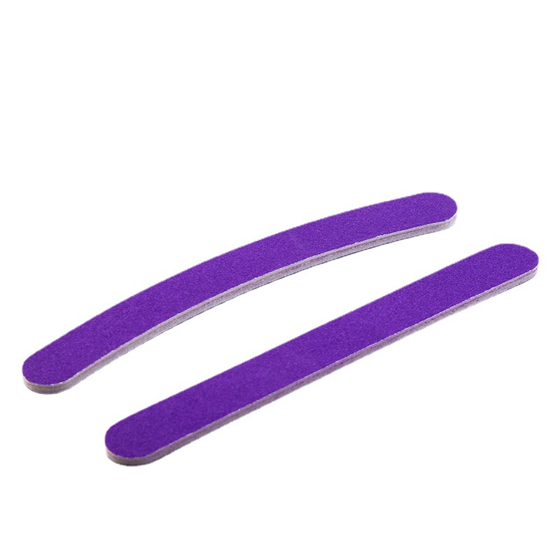 Manicure Implement in Stock Wholesale Foam Sandpaper Nail File Burnishing Stick Nail File Strip Frosted Nail File Set