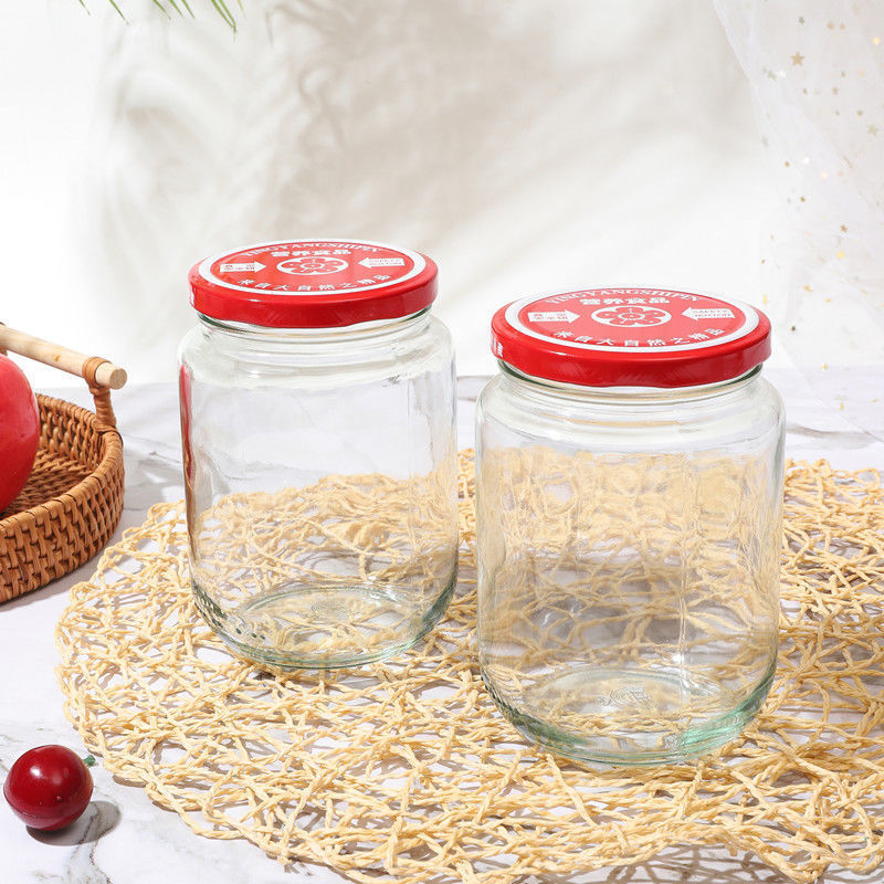罐头瓶子批发玻璃瓶可蒸煮瓶收纳瓶空瓶西红柿酱水果瓶速卖通代发