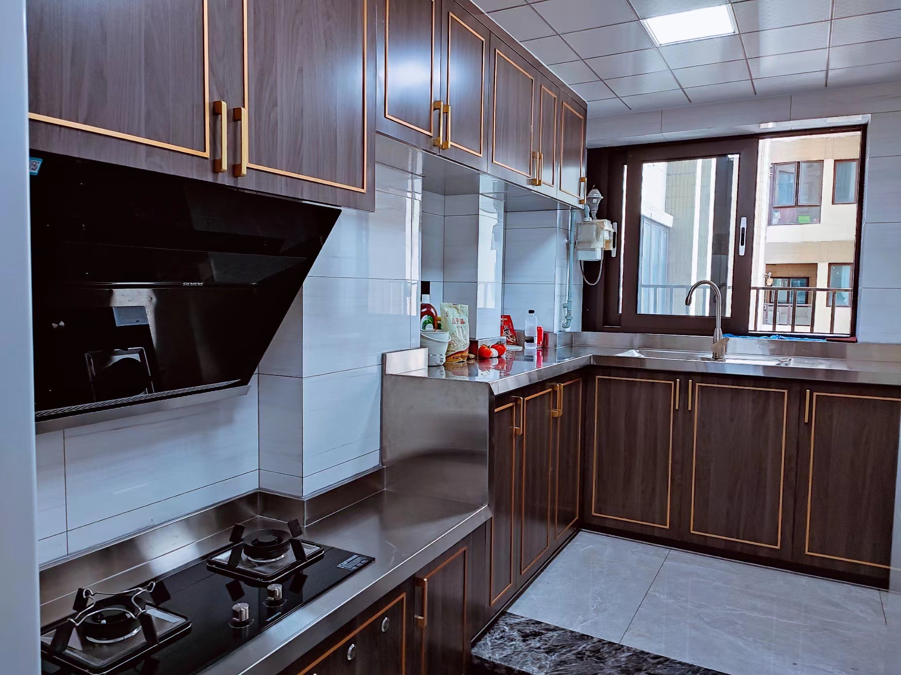 304#不锈钢新中式不锈钢橱柜