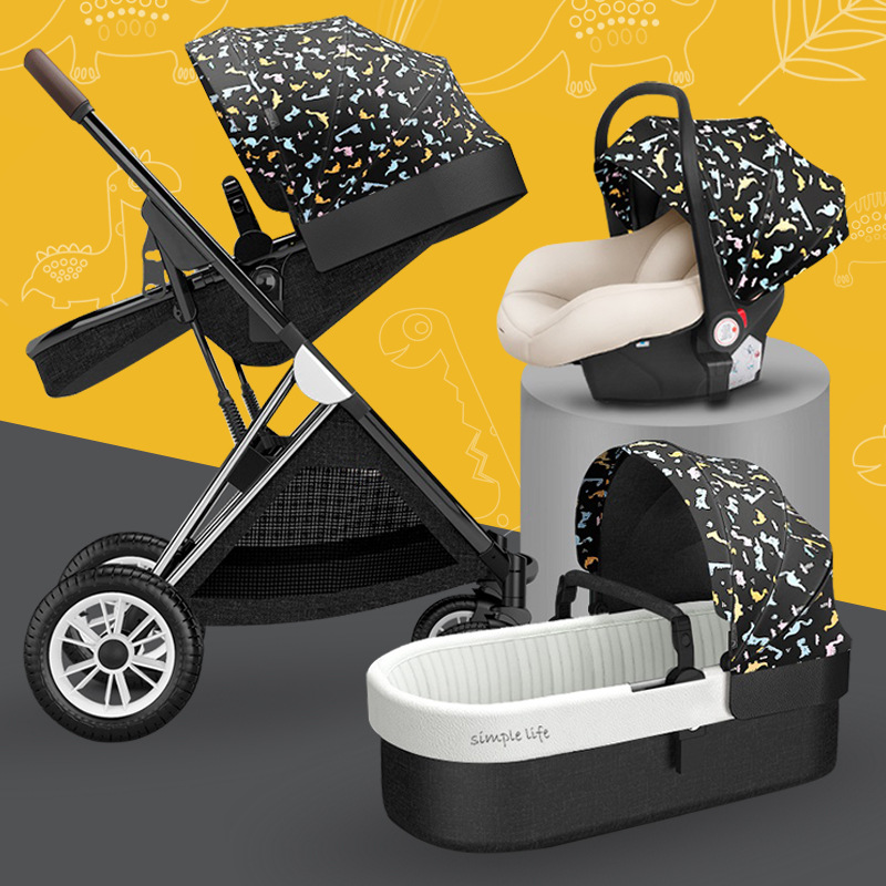 婴儿推车可坐可躺轻便折叠双向高景观新生儿童bb宝宝手推车