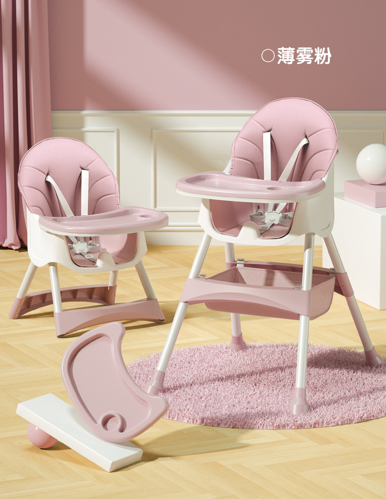 新款宝宝餐椅 婴儿便携式可拆卸组装餐椅 儿童餐桌椅吃饭座椅批发