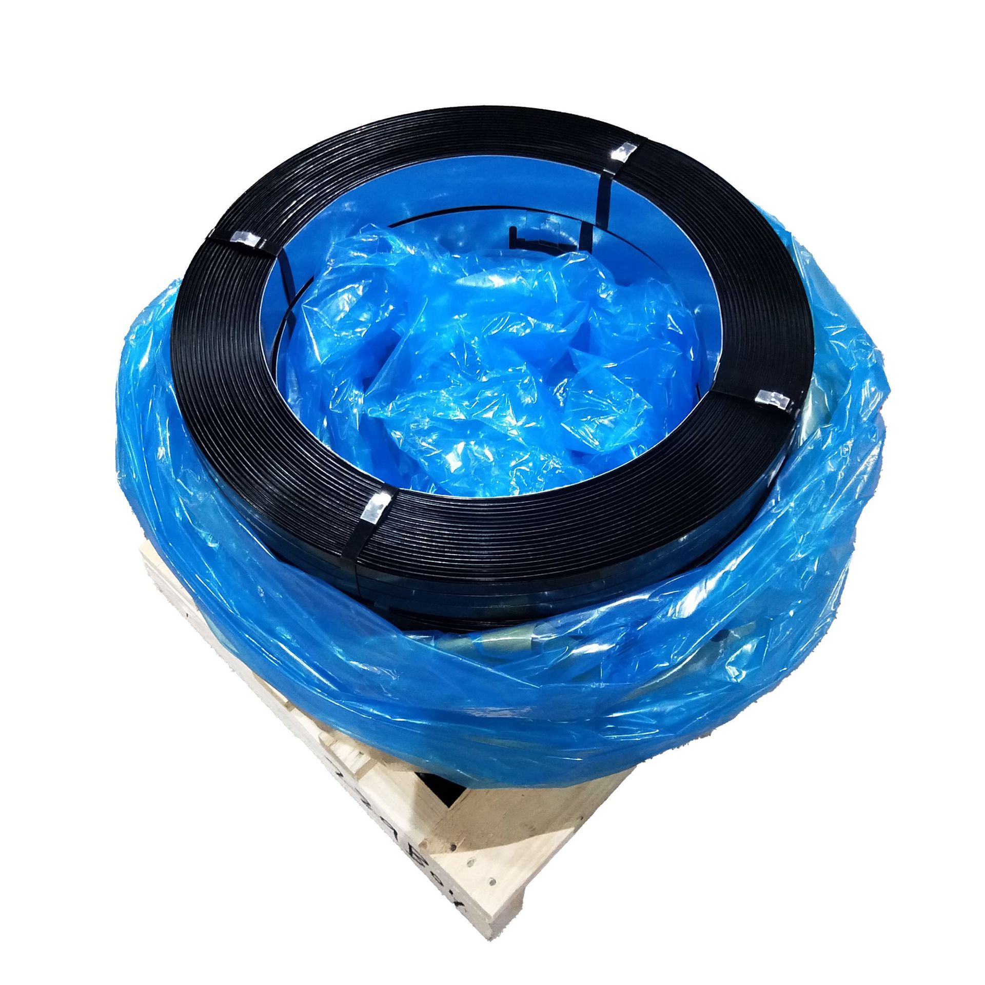 烤蓝铁皮打包带钢带打包带 烤蓝钢带打包带16/19/32mm现货