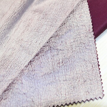 雕印超柔短毛绒服装家纺面料针织满底白毛尖雕印经编