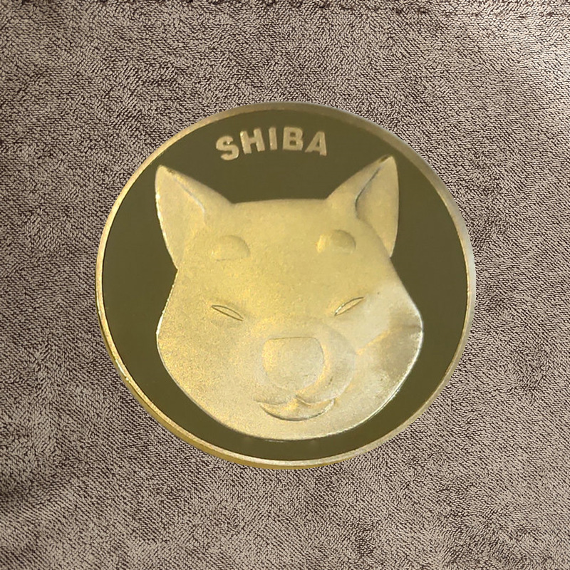 狗狗币dogecoin纪念币柴犬纪念章立体浮雕虚拟硬