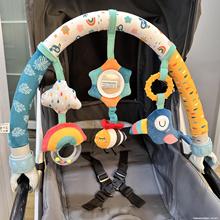 批发新生婴儿玩具床夹悬挂式0-1岁车载座椅安抚宝宝推车挂件6厂家