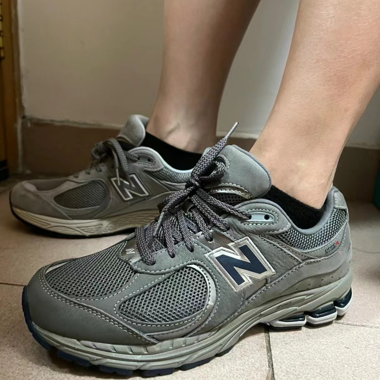 纯原高版本nb2002r经典灰女鞋元祖灰复古男老爹鞋休闲运动跑步鞋