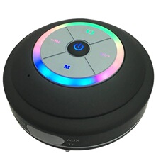 Q9创意吸盘LED闪光音乐蓝牙IPX4浴室音箱厂家直供音响