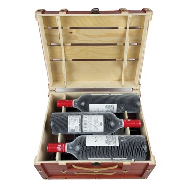 跑量款 法国进口红酒 方木箱酒14度 拉图尼诺伯1爵丽慕干红葡萄酒