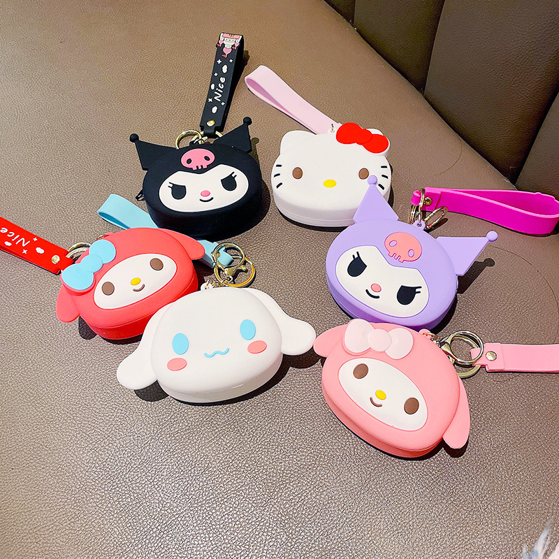 Sanrio Small Wallet Key Chain Cute Creative Coin Purse Key Pendants Multifunctional Bag Pendant Key Ring