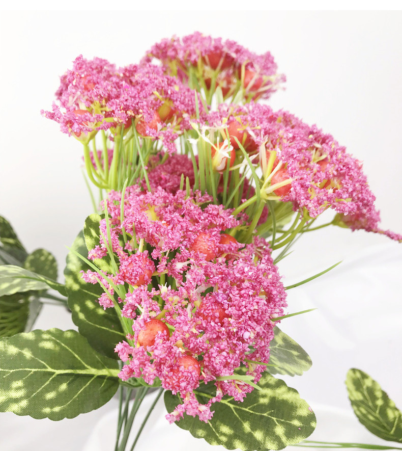 仿真花束泡沫火龙果婚庆办公室酒店家居装饰束把花