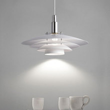 丹麦设计师餐厅led吊灯 现代简约卧室客厅灯衣帽吧台书房飞碟灯具