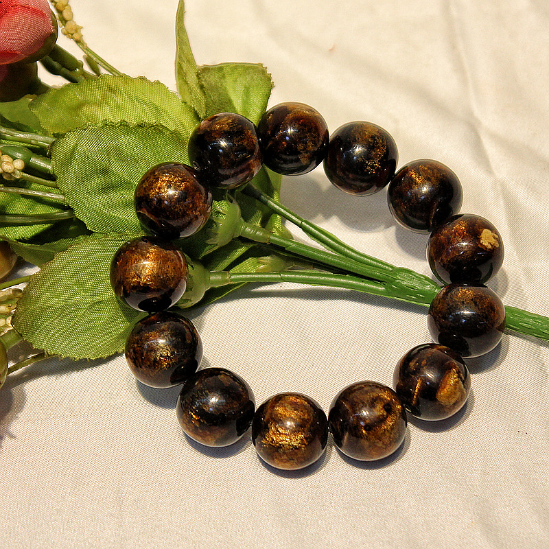 海柳项链海底铁树印尼黑色珊瑚手串黑金丝海柳民族风服饰项链批发