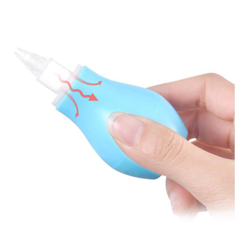 Pump Type Newborn Baby Aspirator Cold Nose Nose Cleaner Silicone Baby Nasal Congestion Nasal Device