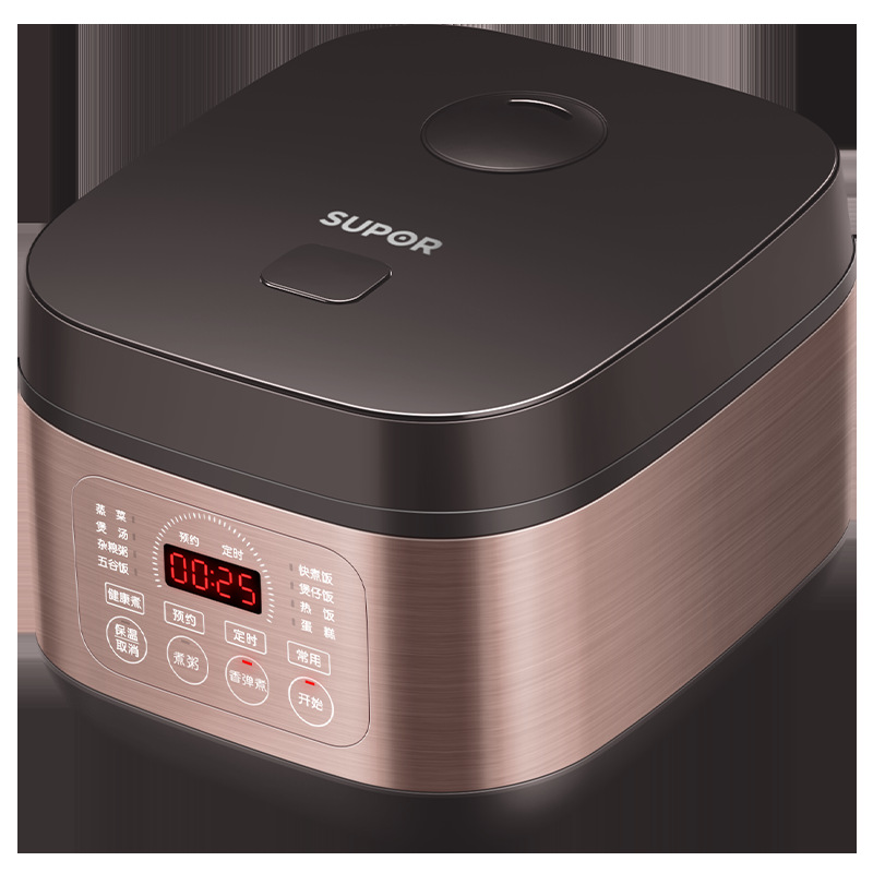 苏泊尔电饭煲5升铜晶厚釜内胆大容量家用多功能智能预约sf50fc896
