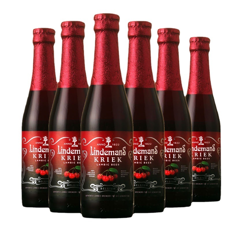 比利时啤酒 林德曼樱桃啤酒250ml*24瓶 整箱