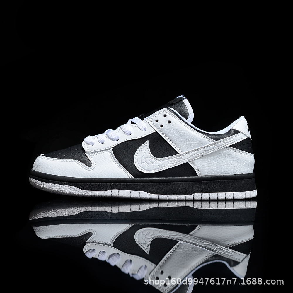 正品耐尅官男鞋aj女鞋dunk小烟灰sb龙年限定倒钩黑白熊猫纯原过毒