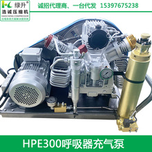 HPE300呼吸器充气泵潜水空压机消防呼吸器充气泵充填泵高压打气泵